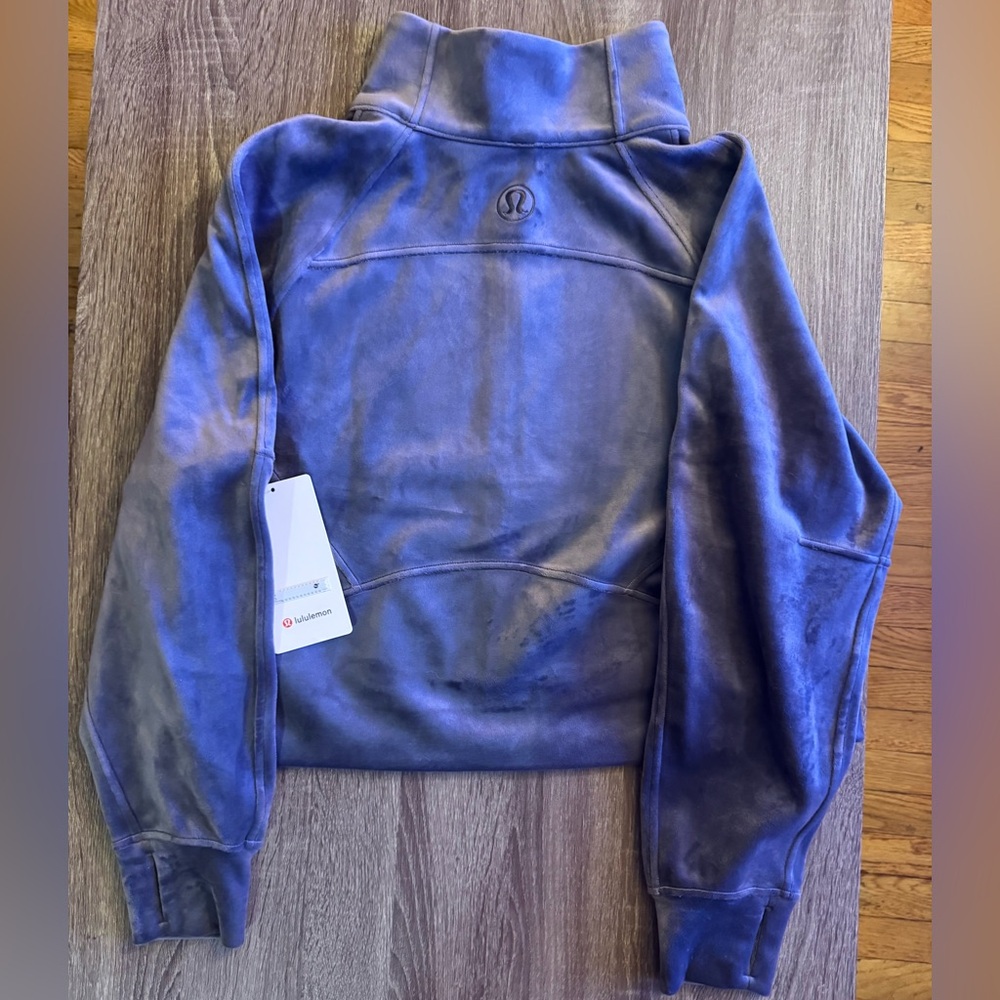 Lululemon Scuba oversized funnel neck sweater. Nightfall.Purple/Gray tone.M/L - Picture 5 of 16